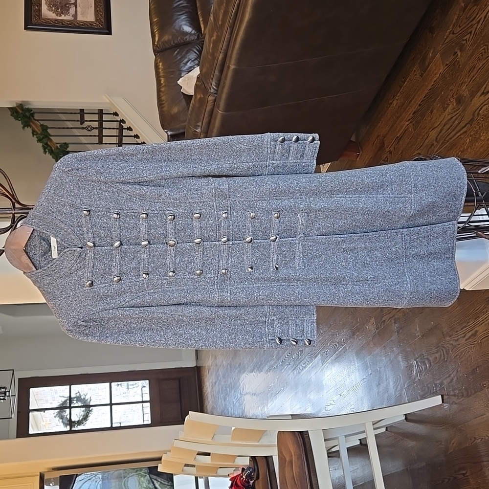 Anthropologie Hazel Military Inspired Coat